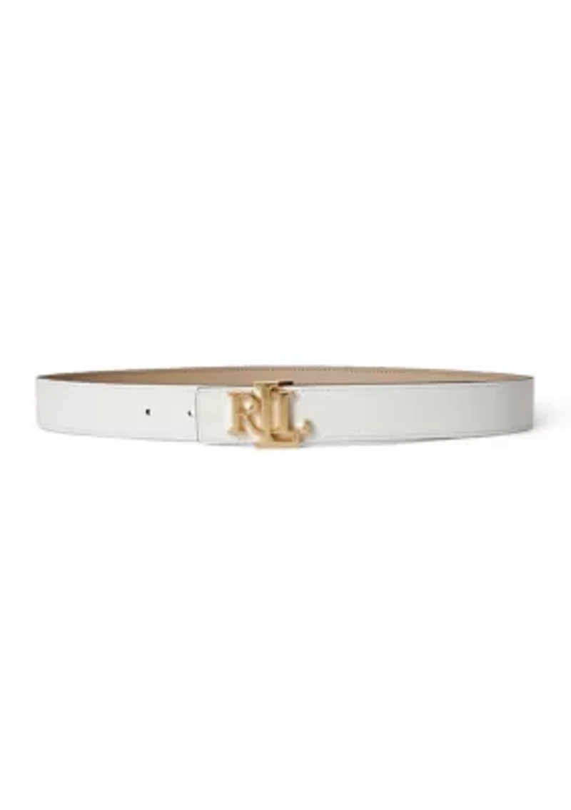 Logo Reversible Leather Belt