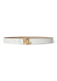 Logo Reversible Leather Belt
