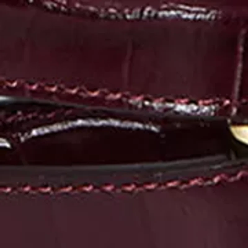 Tri-Strap O-Ring Crocodile-Embossed Belt