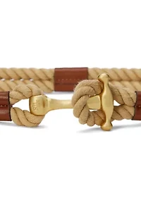 Rope Anchor Toggle Skinny Belt