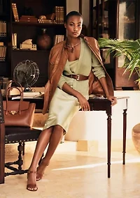 Leather Grommet Strap Belt