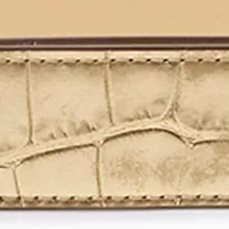 Logo Reversible Leather Skinny Belt