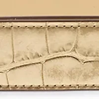 Logo Reversible Leather Skinny Belt