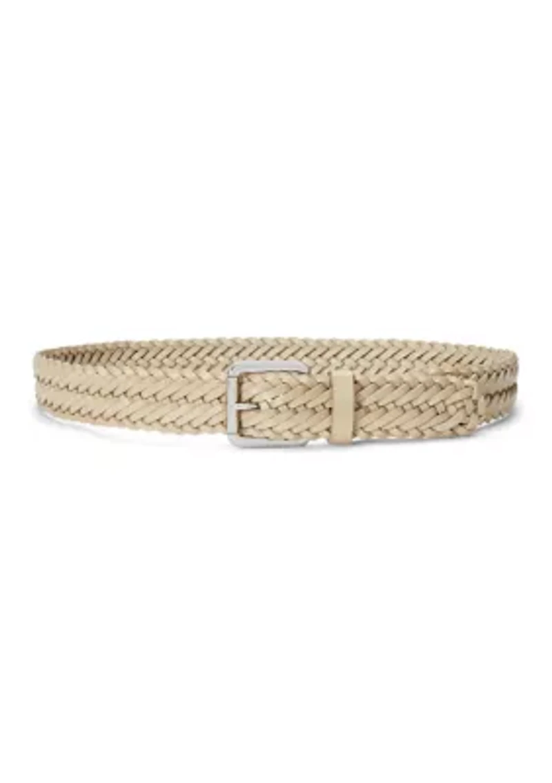 Braided Vachetta Leather Belt