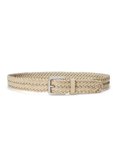 Braided Vachetta Leather Belt