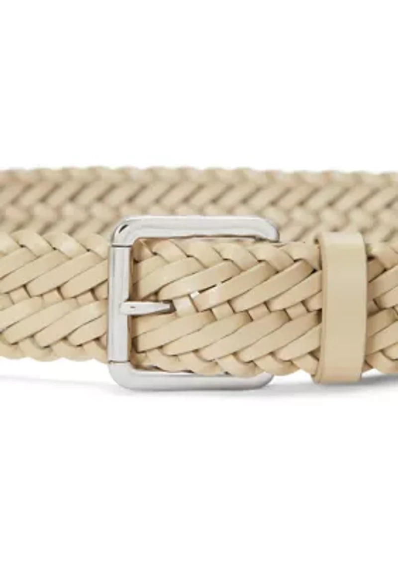 Braided Vachetta Leather Belt