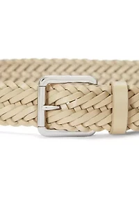 Braided Vachetta Leather Belt