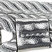 Metallic Rope Anchor-Toggle Skinny Belt
