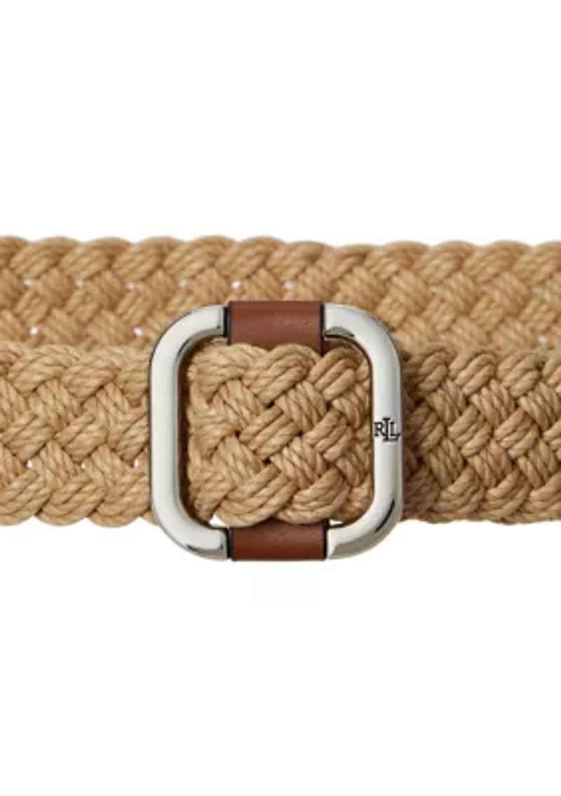 Rope Anchor Toggle Skinny Belt