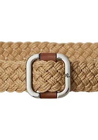 Rope Anchor Toggle Skinny Belt