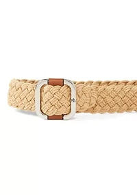 Rope Anchor Toggle Skinny Belt