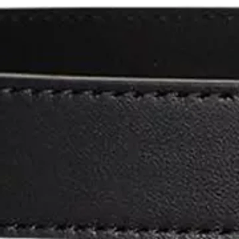 Tooled Buckle Leather Belt