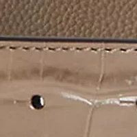 Logo Reversible Embossed Leather Belt