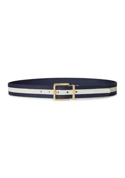 Two-Tone Reversible Crosshatch Belt