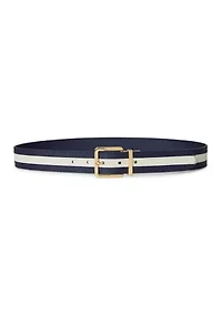 Two-Tone Reversible Crosshatch Belt