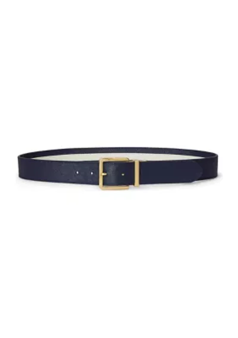 Two-Tone Reversible Crosshatch Belt