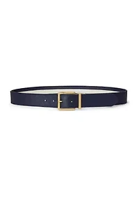Two-Tone Reversible Crosshatch Belt