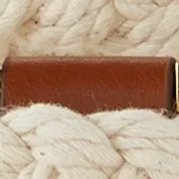 Slide-Buckle Braided Belt
