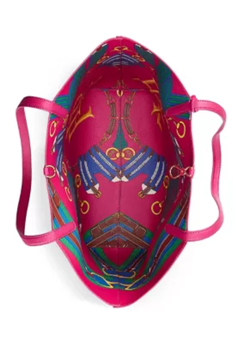 Faux-Leather Reversible Tote