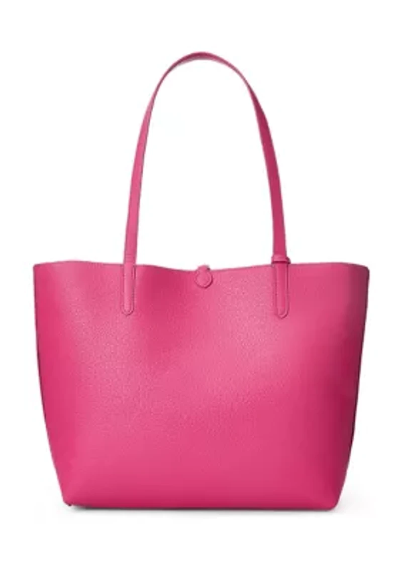 Faux-Leather Reversible Tote