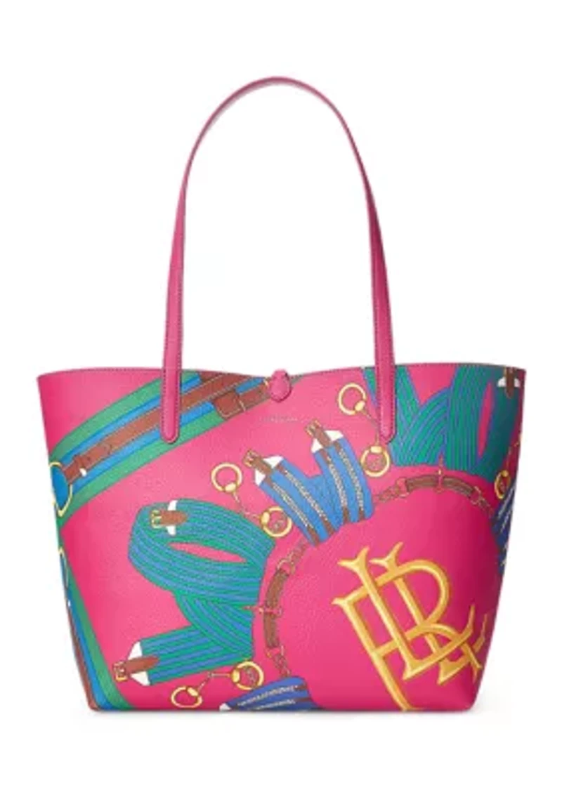 Faux-Leather Reversible Tote