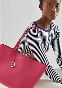 Faux-Leather Reversible Tote