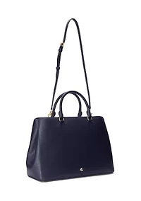 Crosshatch Leather Large Hanna Satchel