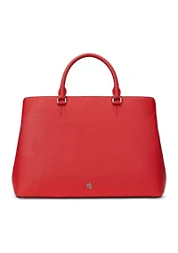 Crosshatch Leather Large Hanna Satchel