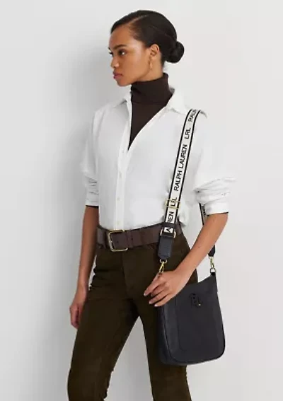 Pebbled Leather Large Cameryn Crossbody