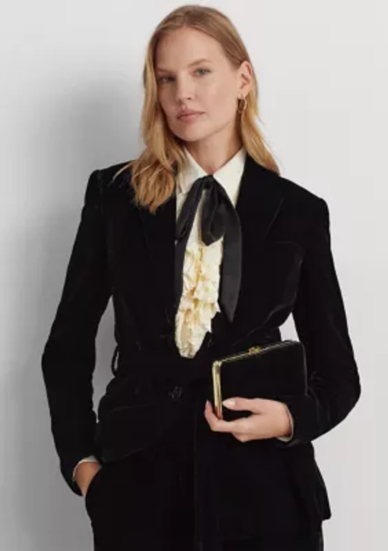 Velvet Small Franki Clutch