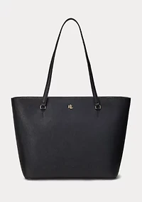 Crosshatch Leather Medium Karly Shopper Tote