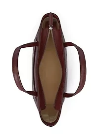 Crosshatch Leather Medium Karly Tote