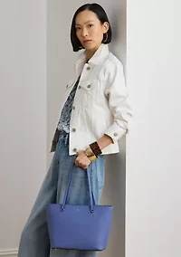 Crosshatch Leather Medium Karly Tote
