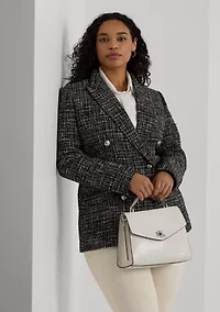 Lizard Embossed Medium Farrah Satchel