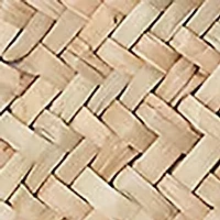 Leather-Trim Straw Medium Shelbie Tote