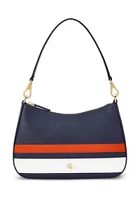 Striped Leather Medium Danni Bag