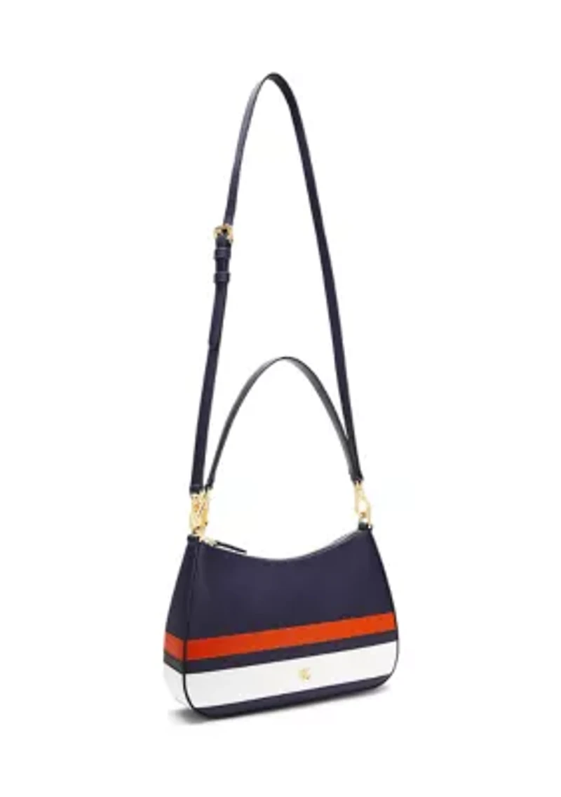 Striped Leather Medium Danni Bag