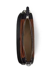 Striped Leather Medium Danni Bag