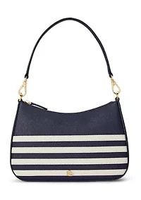 Striped Leather Medium Danni Bag