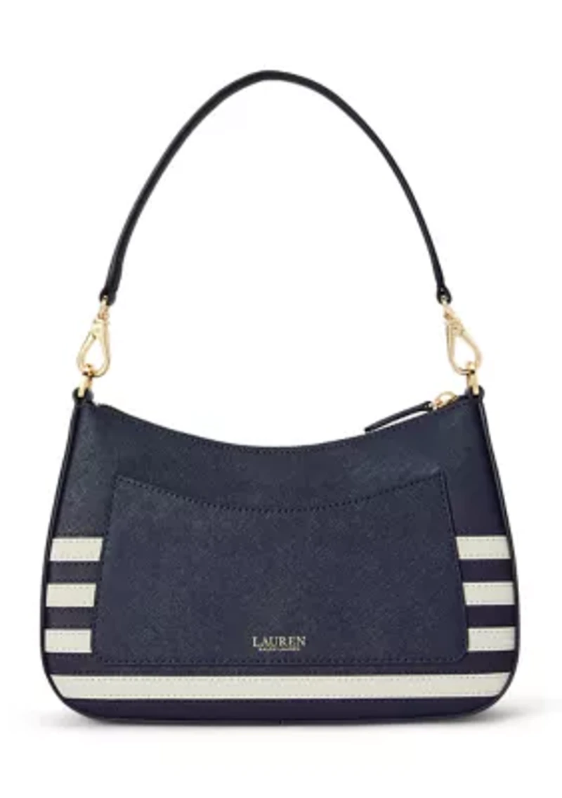 Striped Leather Medium Danni Bag