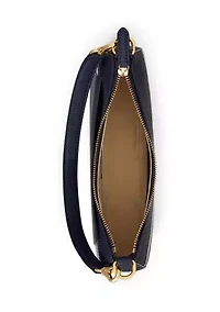 Striped Leather Medium Danni Bag