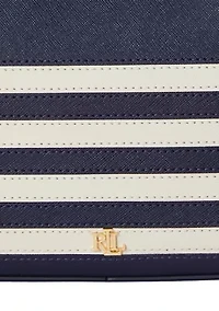 Striped Leather Medium Danni Bag