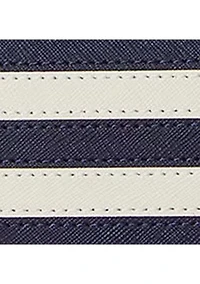 Striped Leather Medium Danni Bag