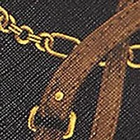 Plaid Leather Large Hanna Satchel