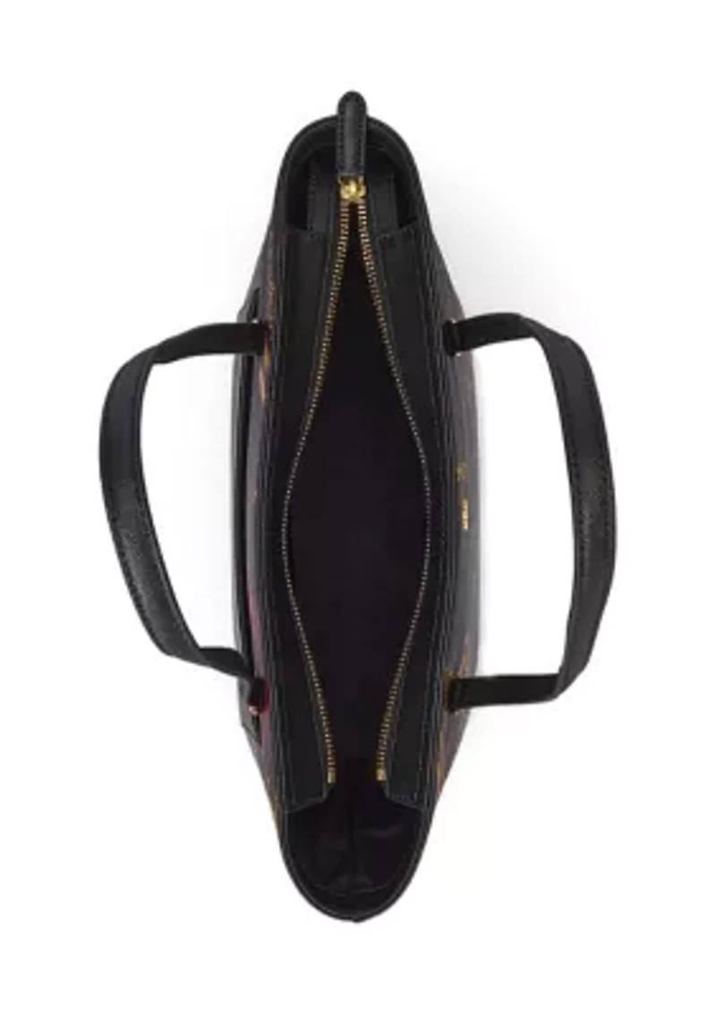 Houndstooth Medium Karly Tote Bag