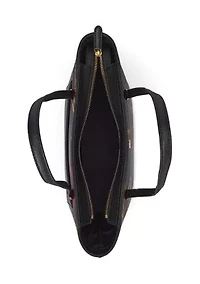 Houndstooth Medium Karly Tote Bag