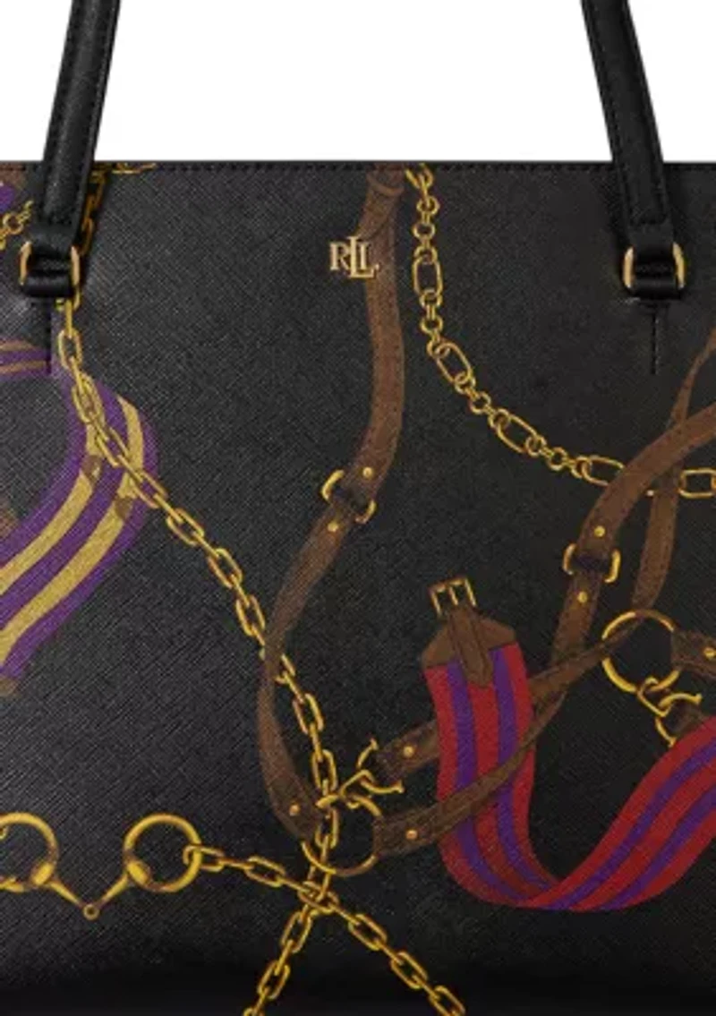 Houndstooth Medium Karly Tote Bag