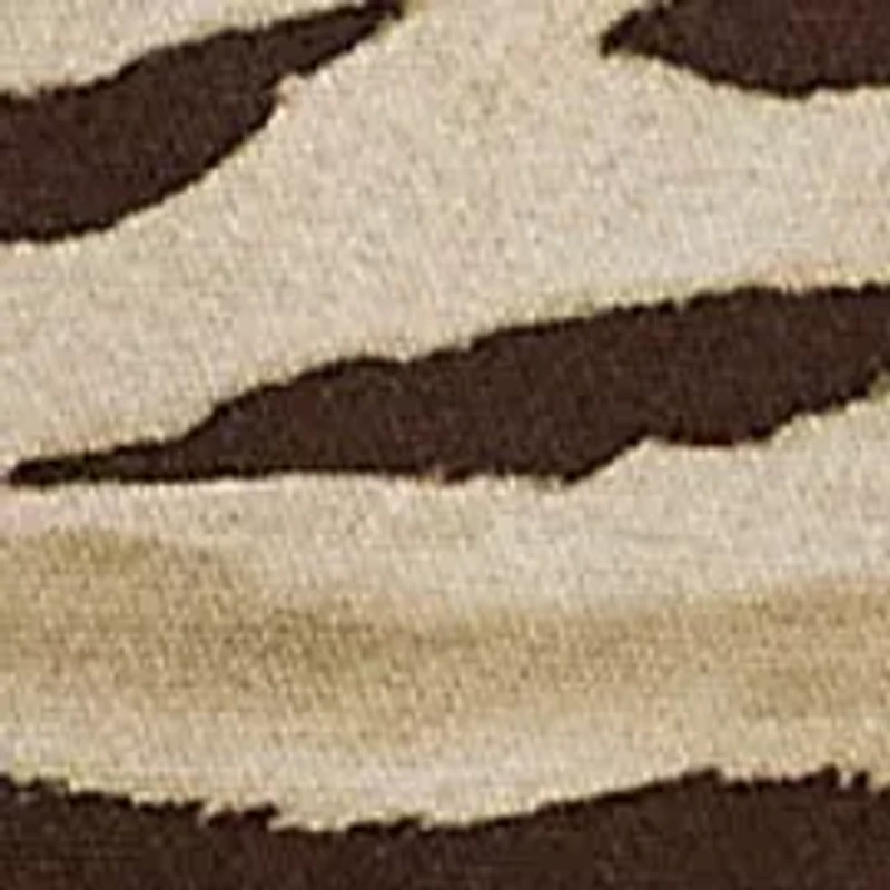 Zebra-Print Canvas Large Devyn Tote Bag