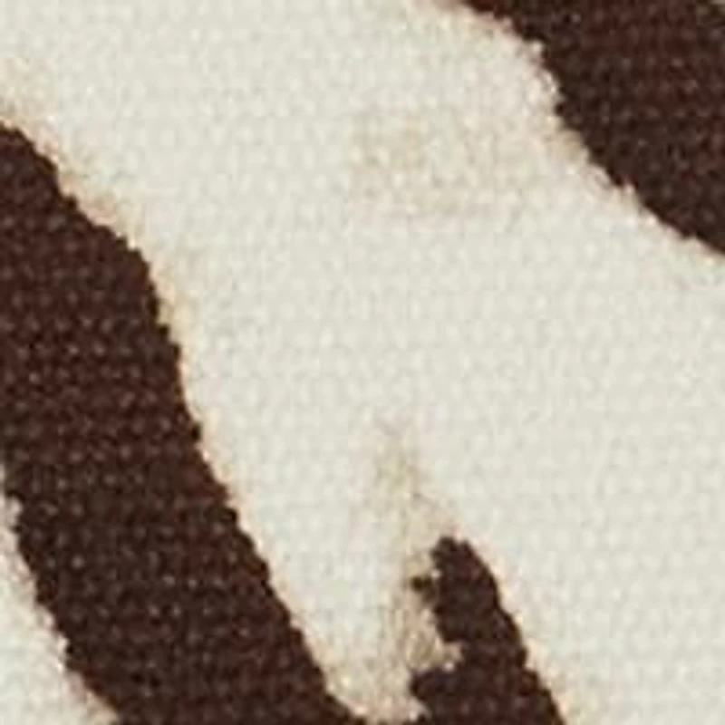 Zebra-Print Canvas Large Devyn Tote Bag