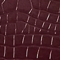 Embossed Leather Large Marcy Satchel